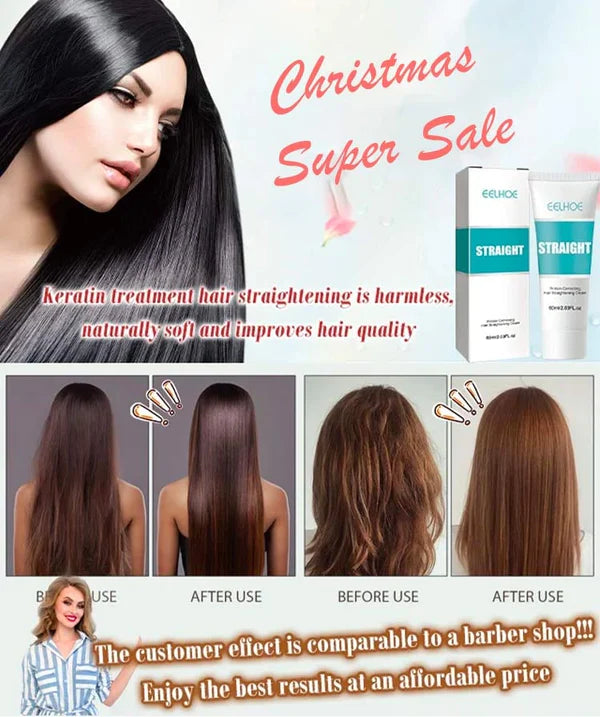 🔥 Silk & Gloss Hair Straightening Cream 💕Buy 1 Get 1 Free