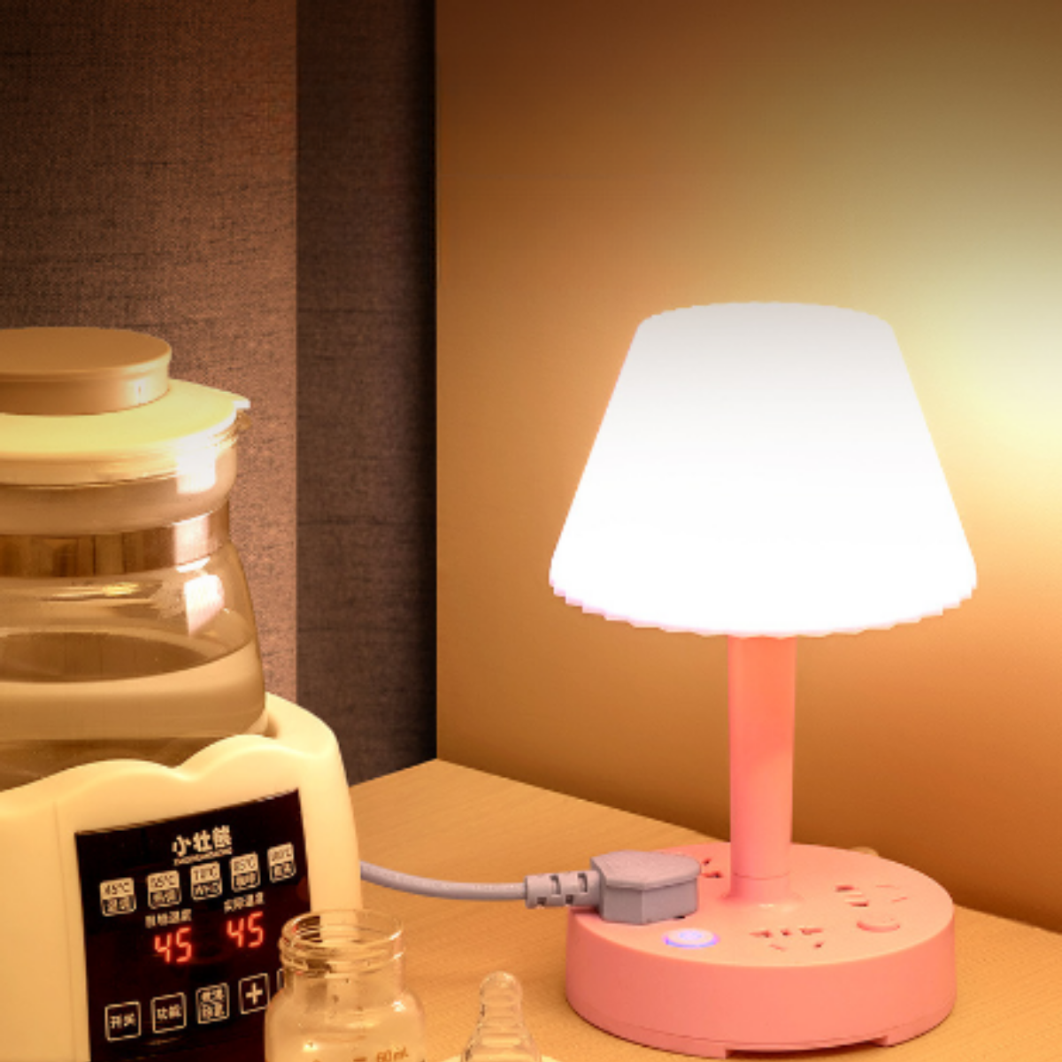 Electric Socket Night Light Table Lamp
